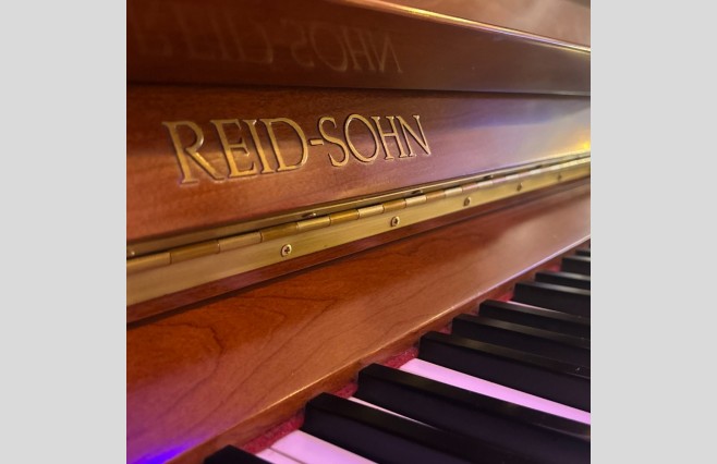 Reid Sohn Satin Cherry SU110 Upright Piano, Used - All Inclusive Premium Package (SN:IRL00293) - Image 5